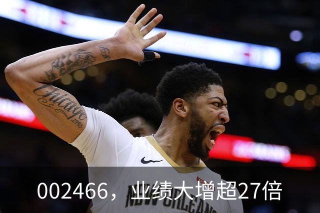 002466，业绩大增超27倍